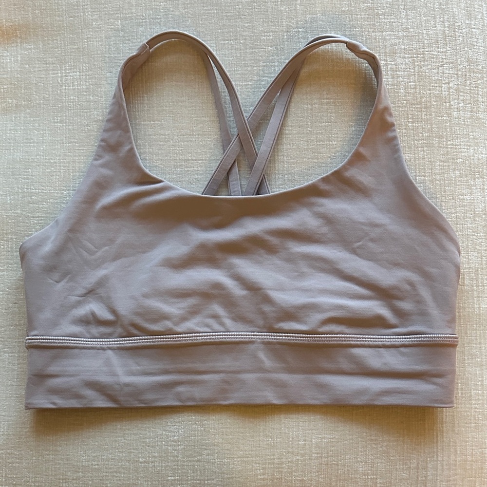 lululemon Energy Longline Sports Bra - lilac